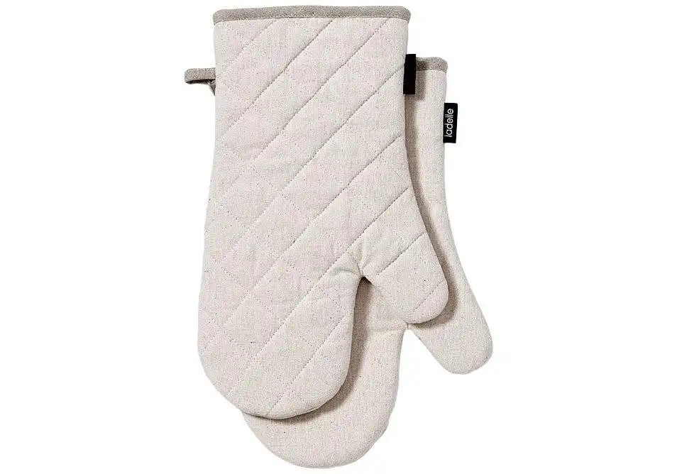Ladelle Eco Recycled Natural 2pk Oven Mitt