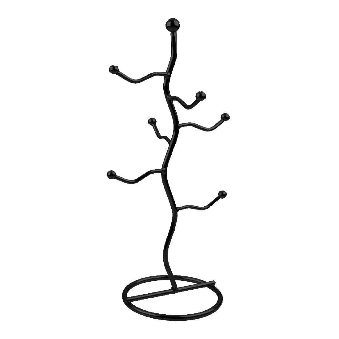 Entree Wiggly Mug Tree Black