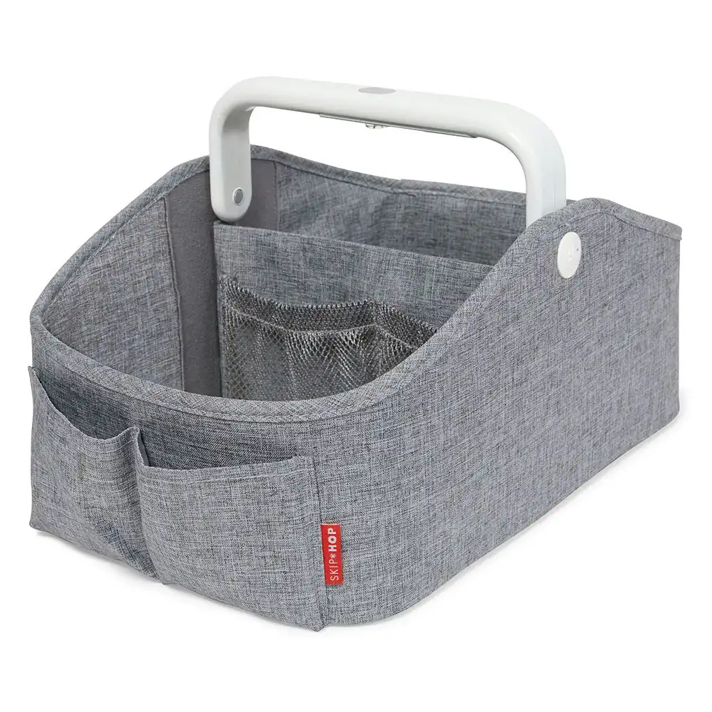 Skip Hop Nursery Style Light Up Nappy Caddy Heather Grey