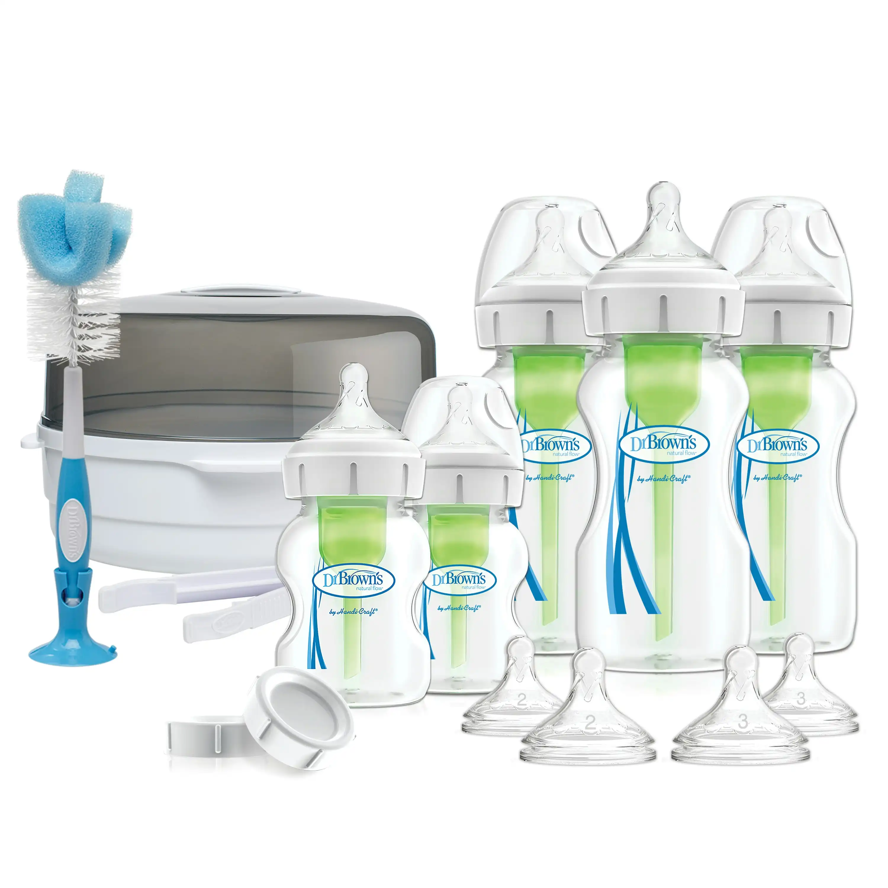 Dr Browns Deluxe Newborn Wideneck Options+ Giftset