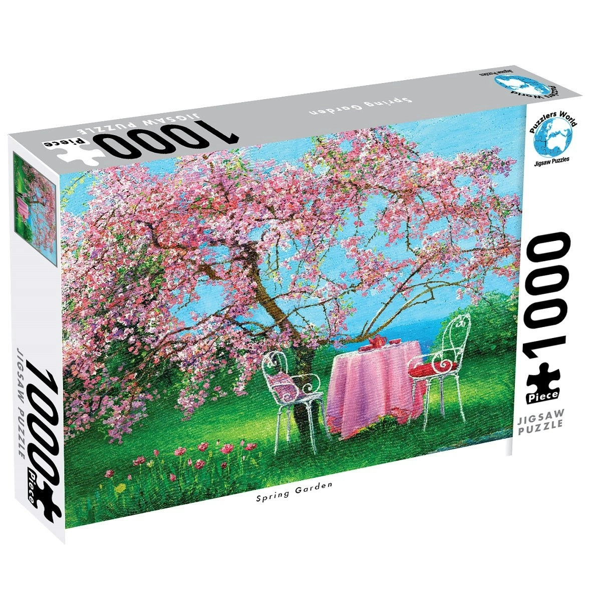 Puzzlers World 1000-Piece Jigsaw Puzzle, Spring Garden