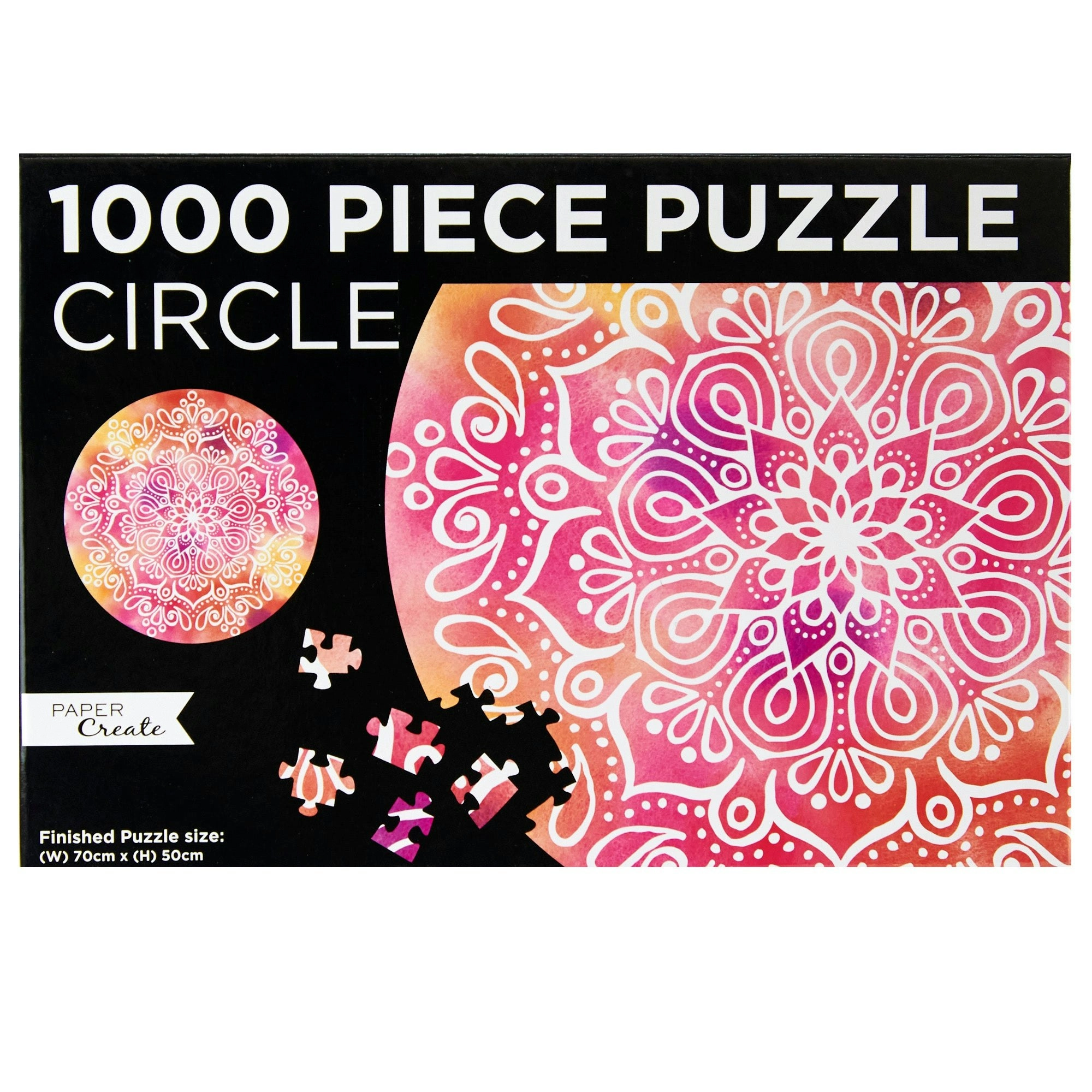 Paper Create 1000-Piece Jigsaw Puzzle, Mandala