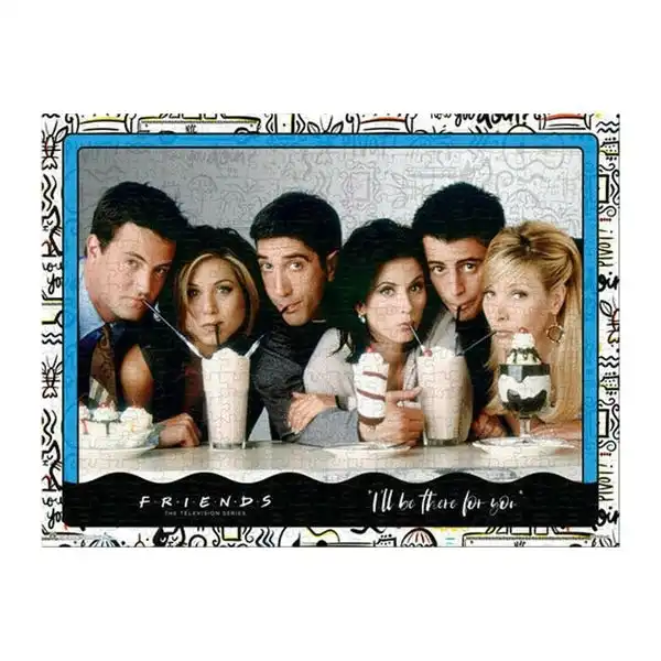 1000-Piece Jigsaw Puzzle, Friends Milkshake- 49x69cm