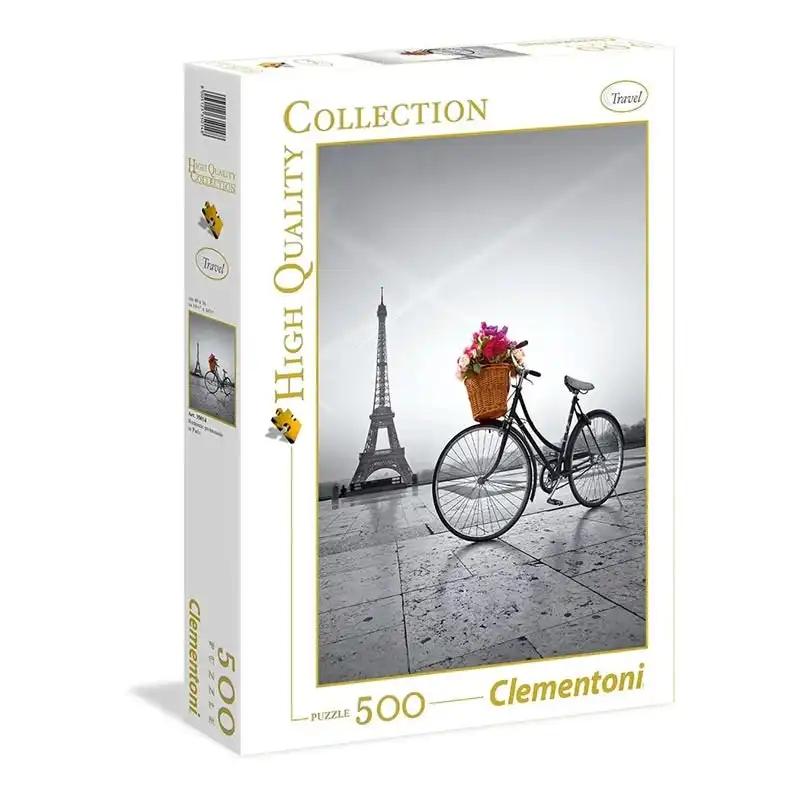 500-Piece Clementoni Jigsaw Puzzle, Romantic Promenade in Paris