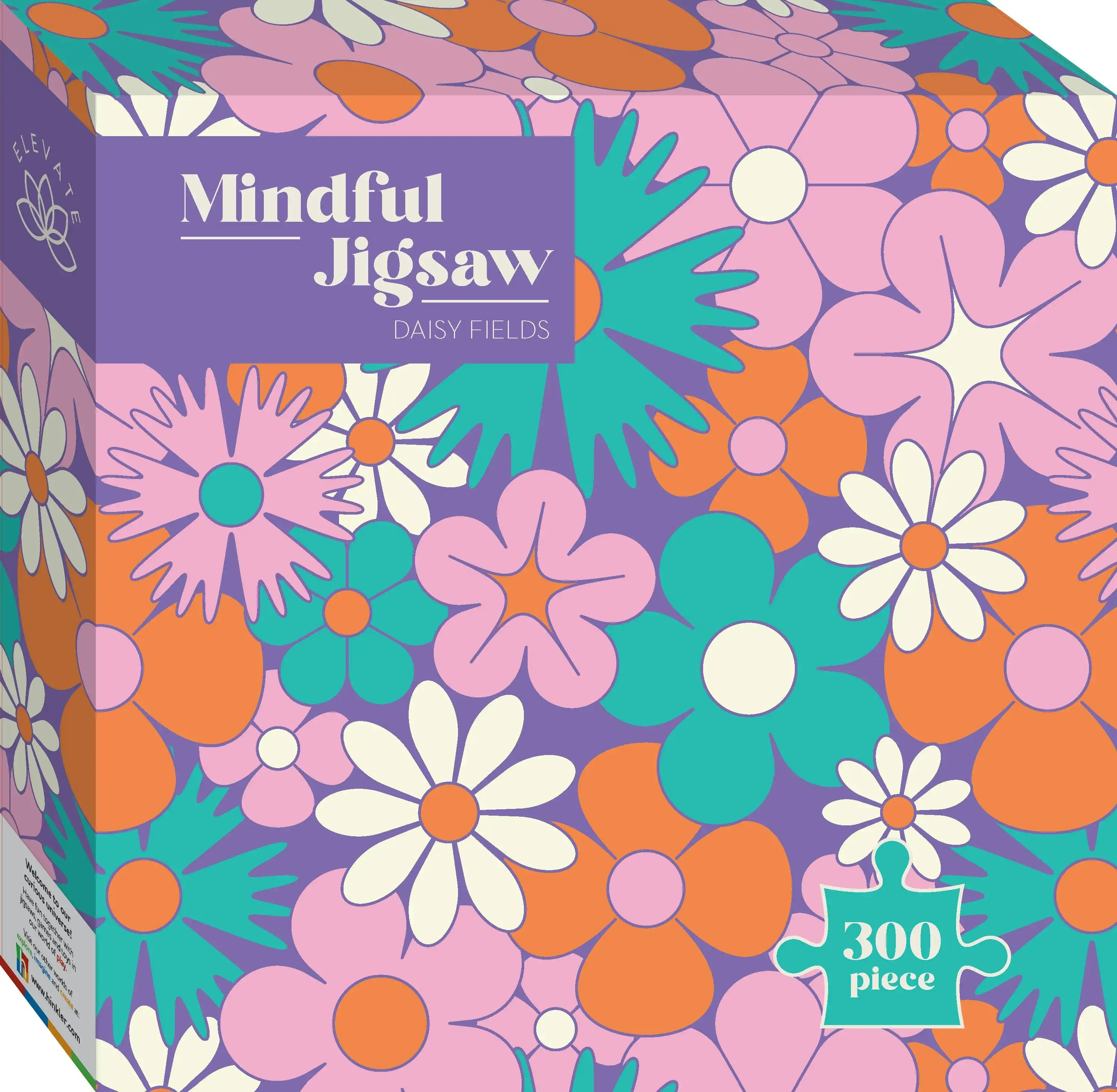 300-Piece Elevate Mindful Jigsaw Puzzles, Daisy Fields