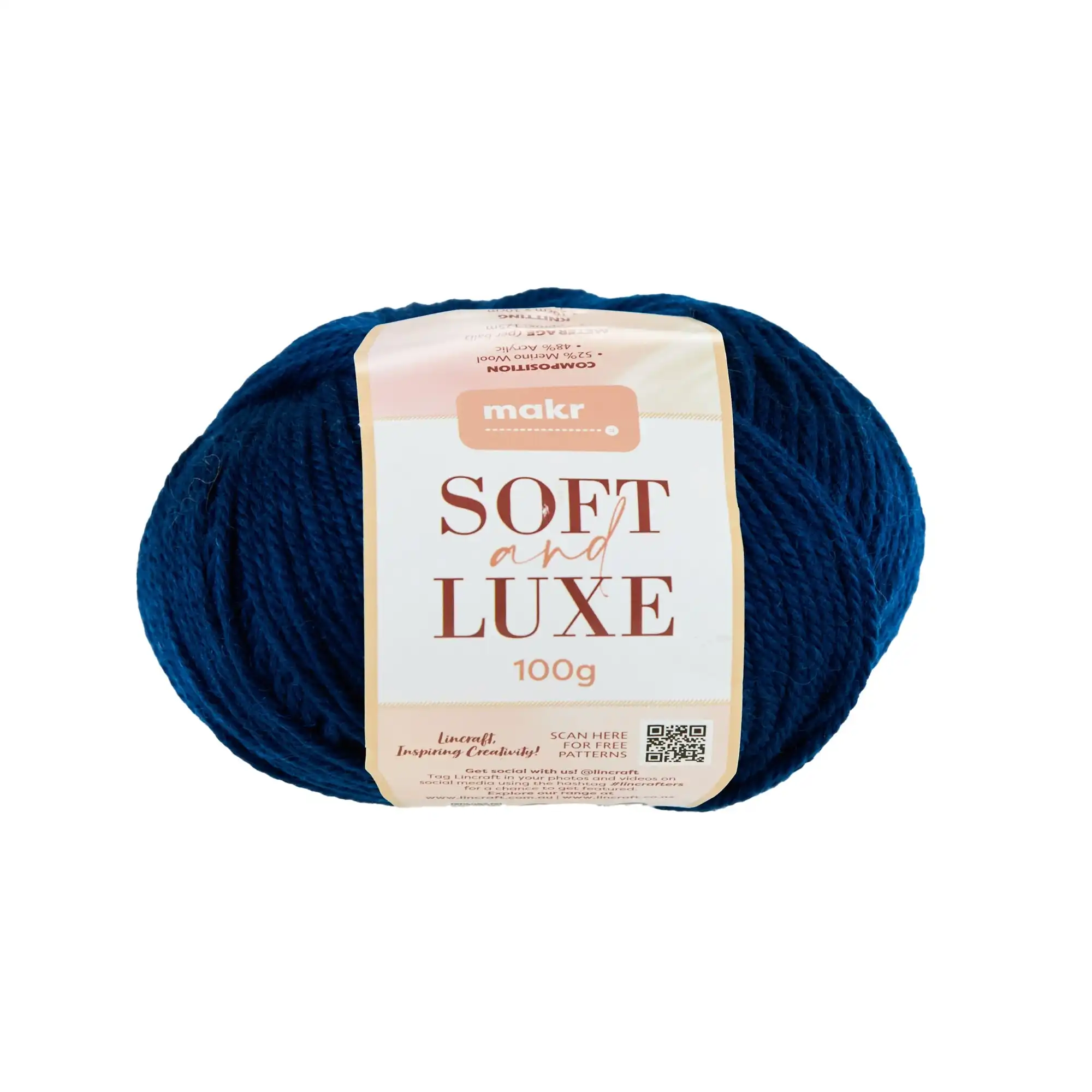 Makr Chunky Wool Crochet & Knitting Yarn, 100g – Lincraft New Zealand