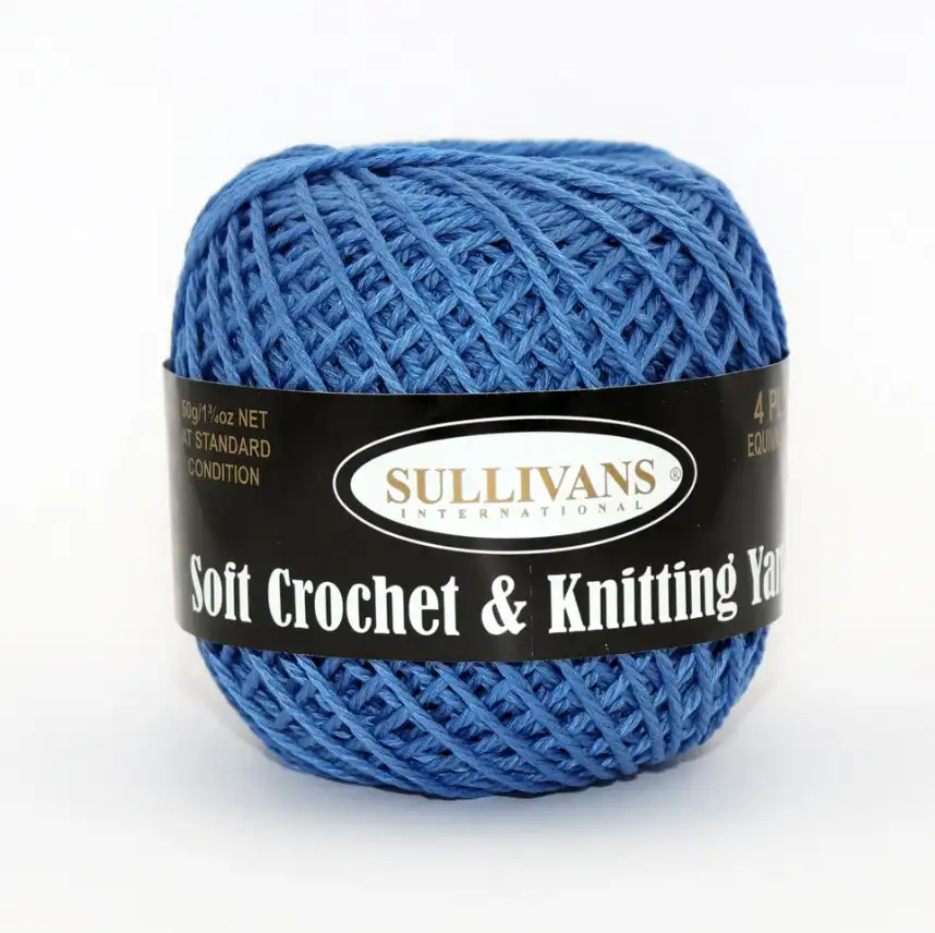 Makr Mercerised Crochet & Knitting Yarn 4ply, Cotton Yarn