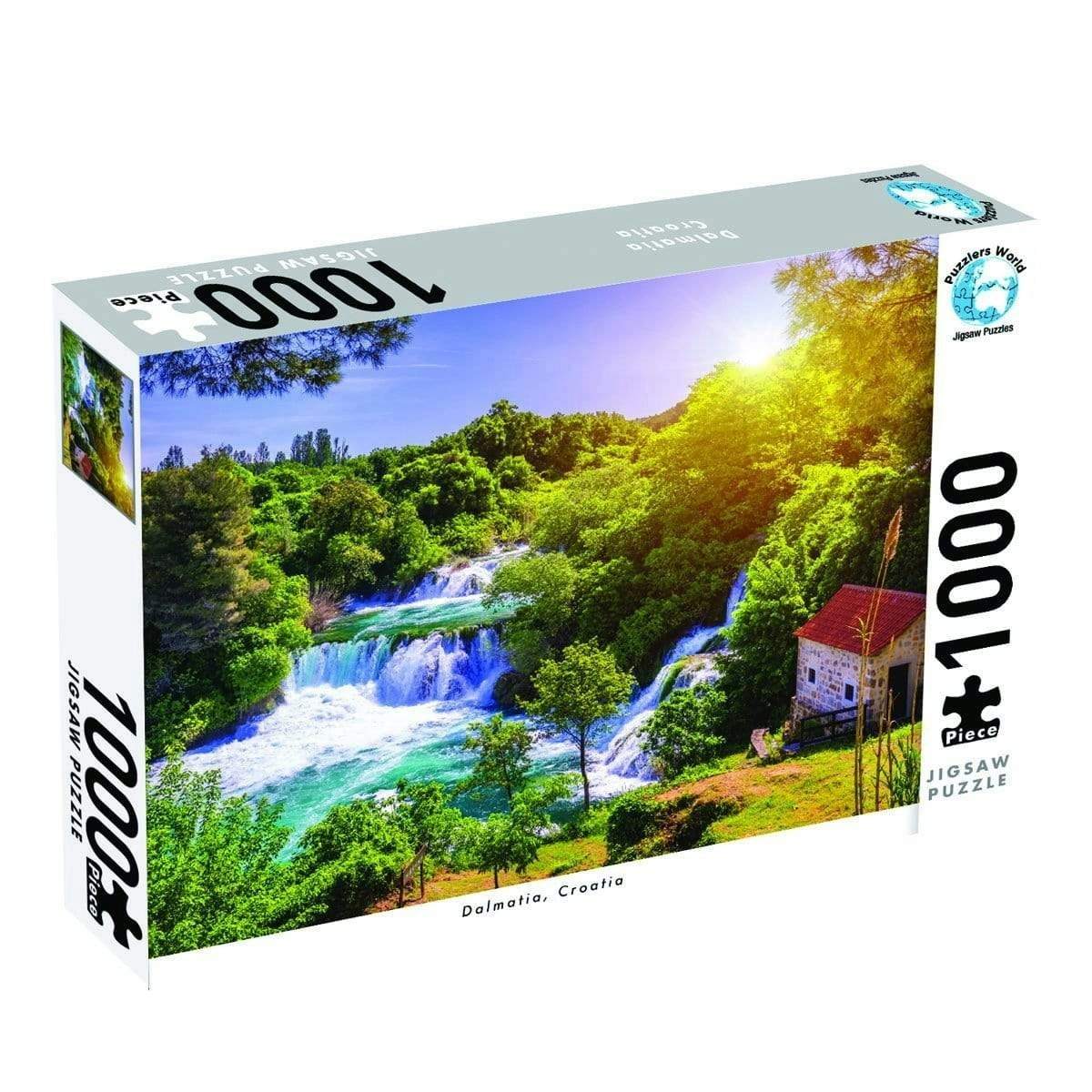 Puzzlers World 1000-Piece Jigsaw Puzzle, Dalmatia Croatia