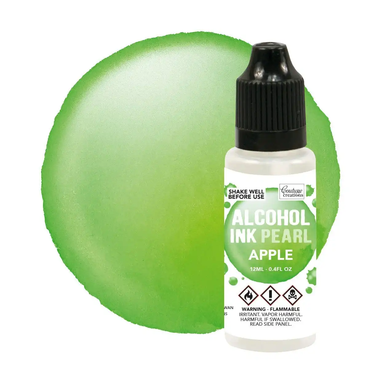 Couture Creations Alcohol Ink - Pearl Apple (Formerly Named Sublime Pearl)- 12ml