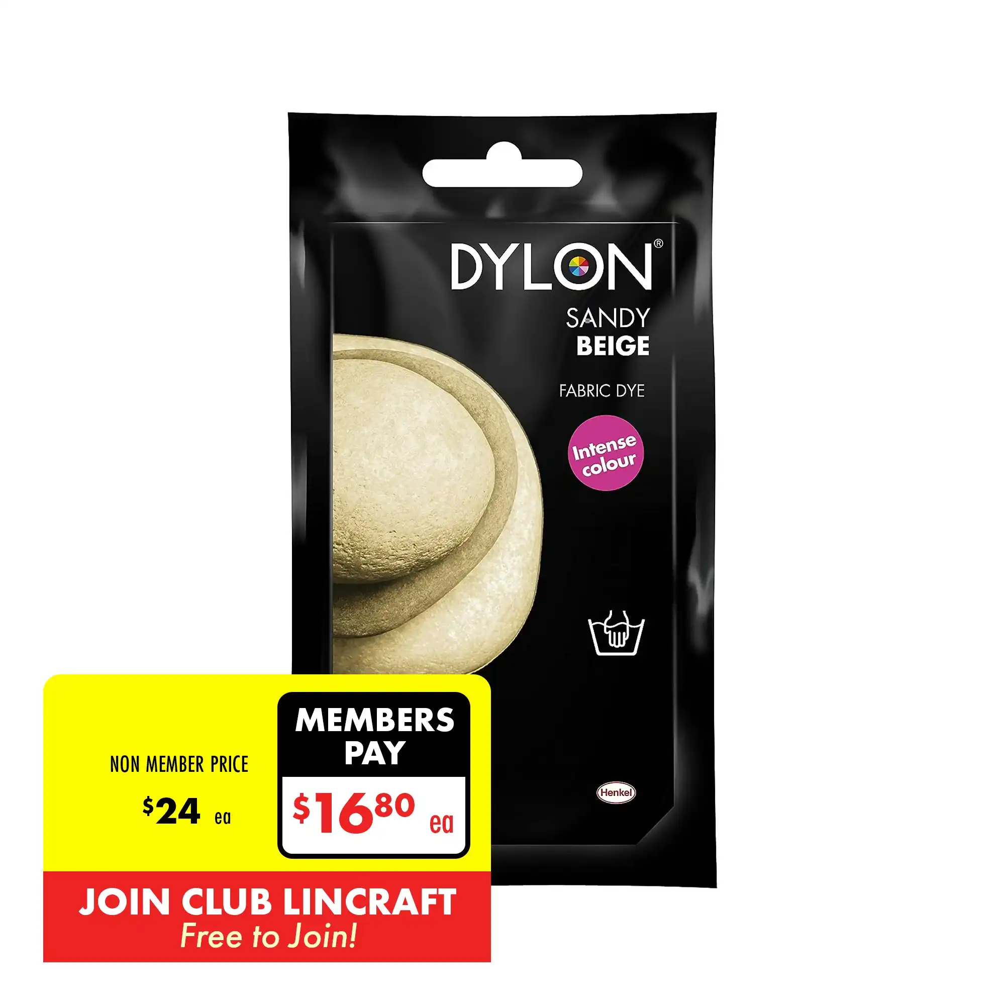 Dylon Hand Fabric Dye, Sandy Beige- 50g