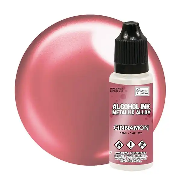 Couture Creations Metallic Alloy Alcohol Ink - Cinnamon - 12ml