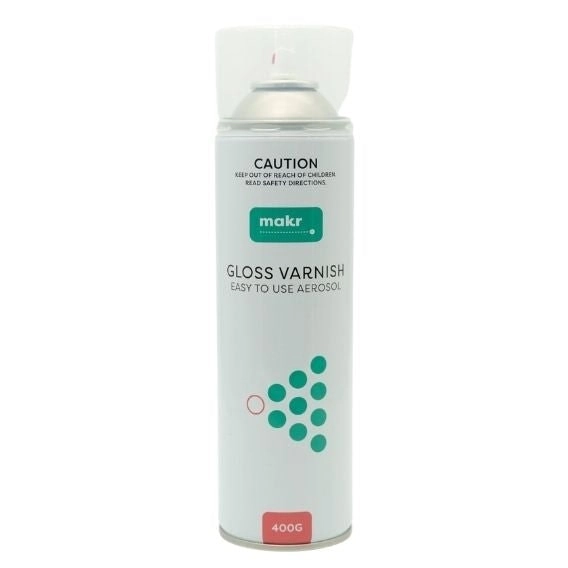 Makr Varnish Aerosol Spray, Glossy- 400g