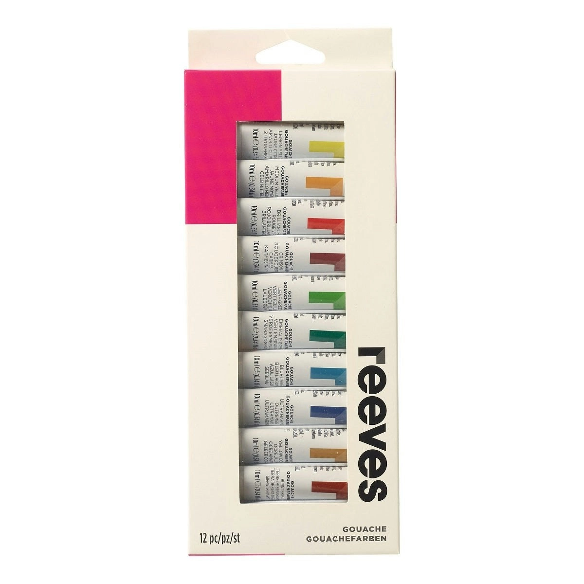 Reeves Artists Gouache Paint Set- 12pk