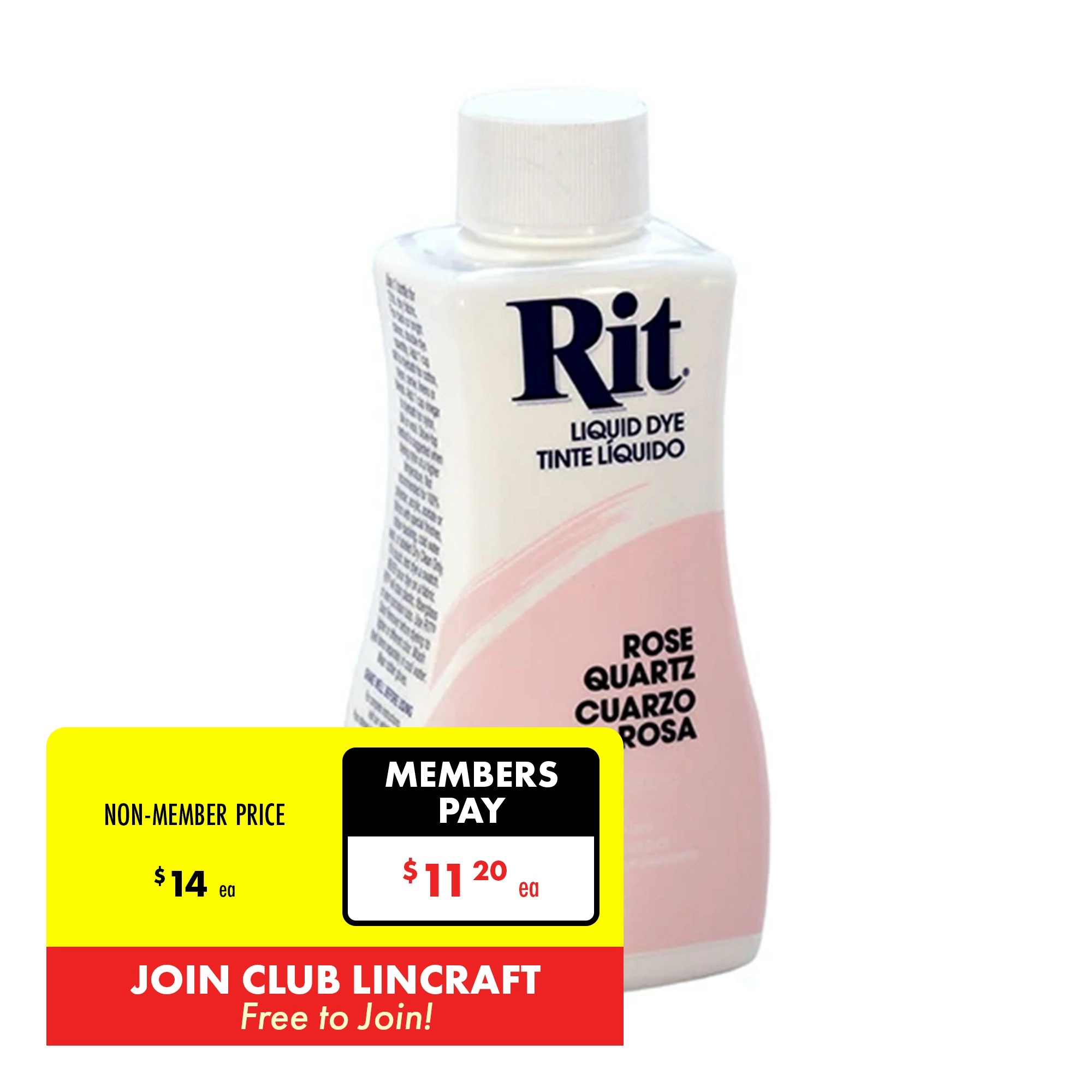 Rit Liquid Dye, Rose Quartz- 236ml