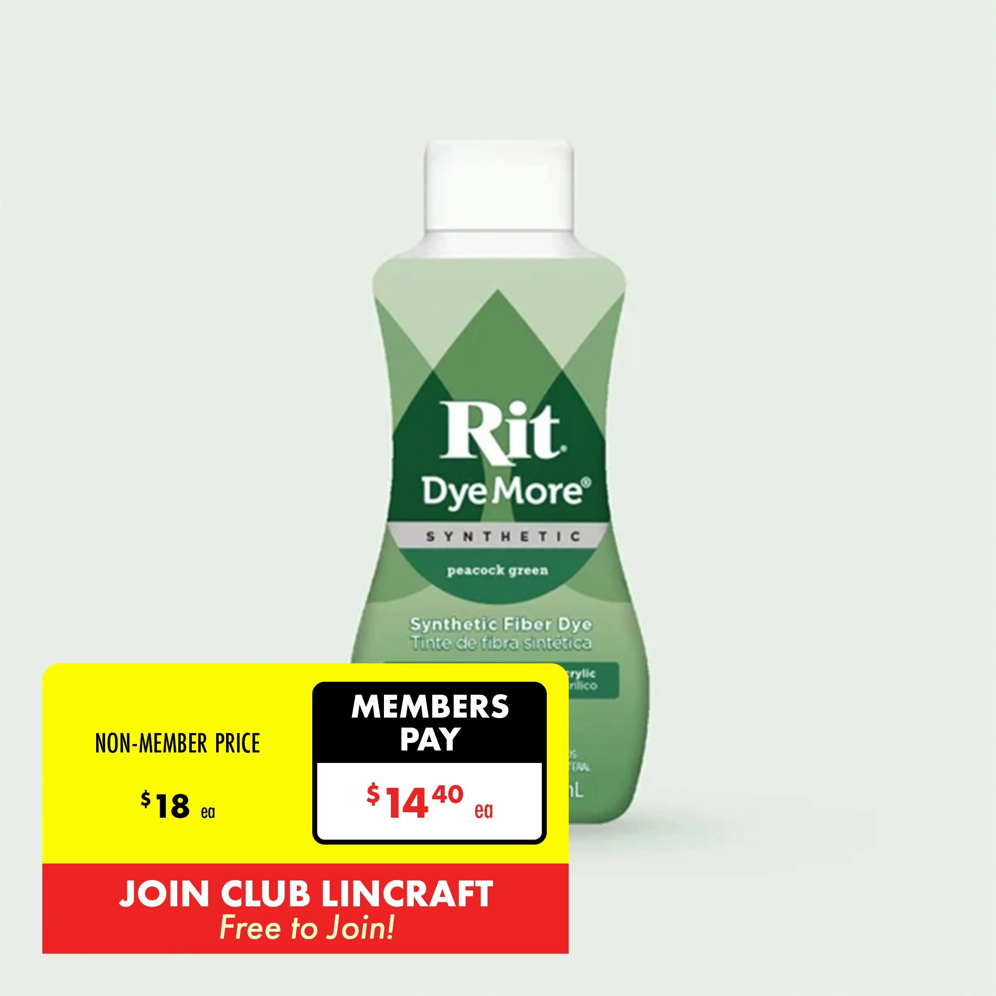 Rit DyeMore Synthetic, Peacock Green- 207ml