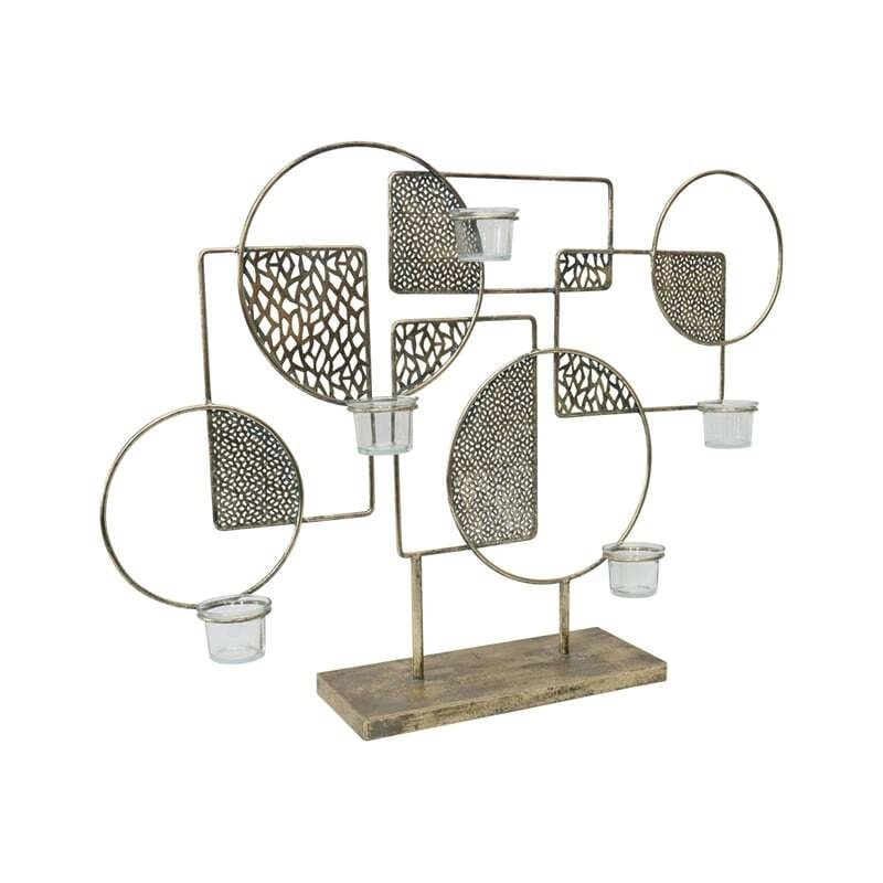 Willow & Silk Abstract Hives Statement 5 Candle Holder