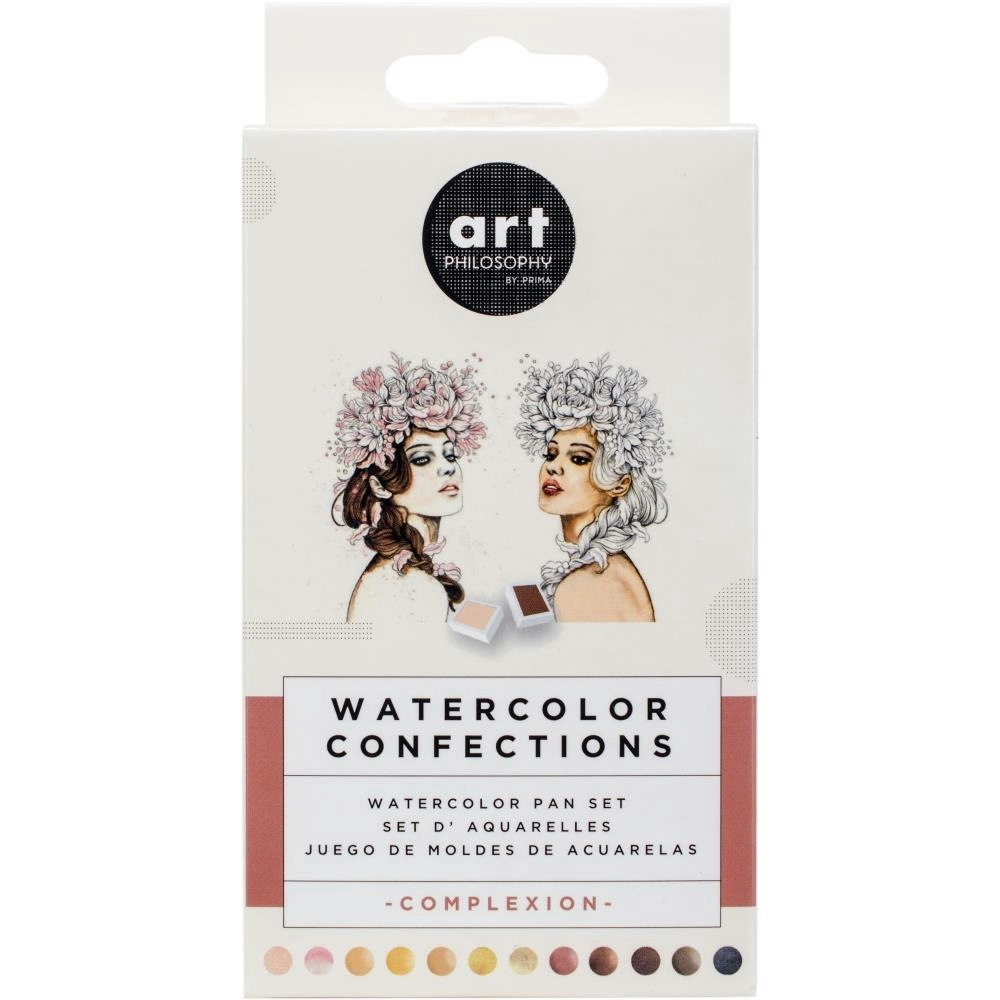 Prima Watercolor Confections Watercolor Pan, 12pk