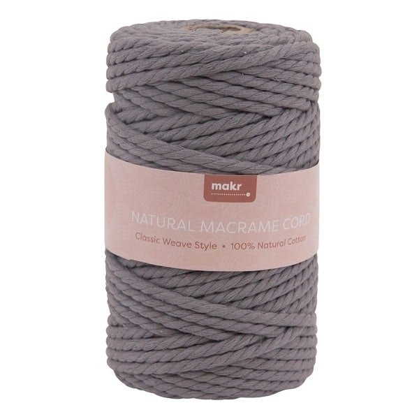 Makr Classic Macrame, Grey Sharkskin- 64m