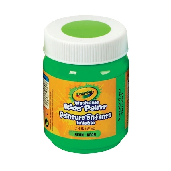 Crayola Washable Kids Paint, Screamin' Green- 59ml