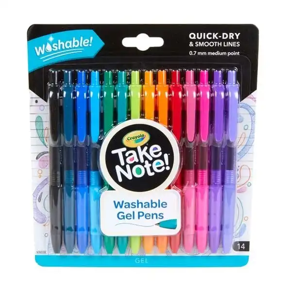 Crayola Take Note! Gel Pens- 14pk