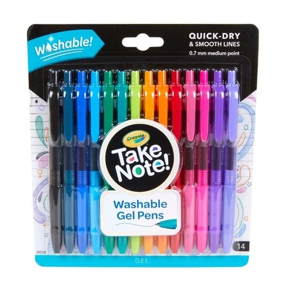 Crayola Take Note! Gel Pens- 14pk