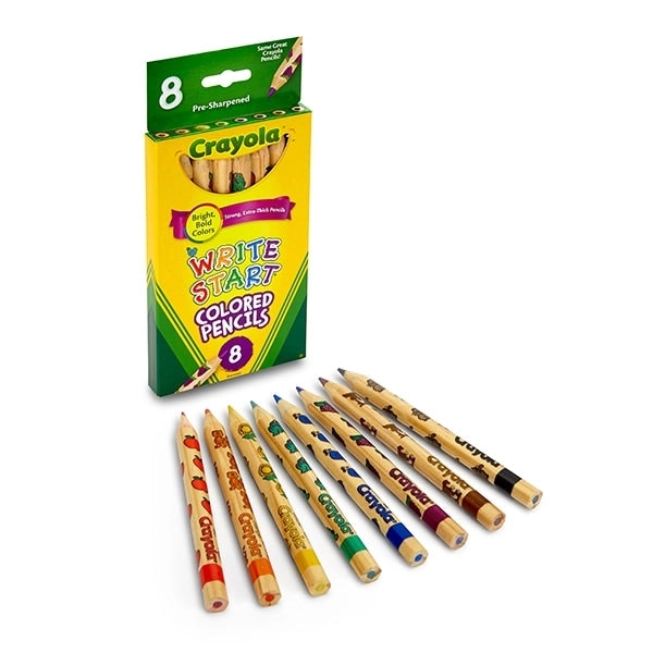 Crayola Write Start Colored Pencils- 8pk