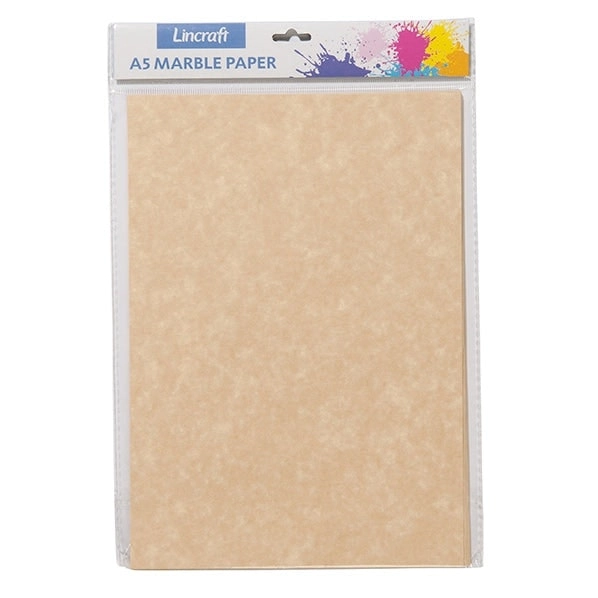 Marble Paper A5, Beige 90gsm- 20pk