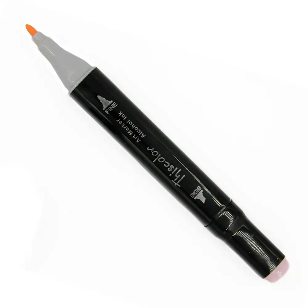 Thiscolor Double Tip Marker, 9 Pale Pink