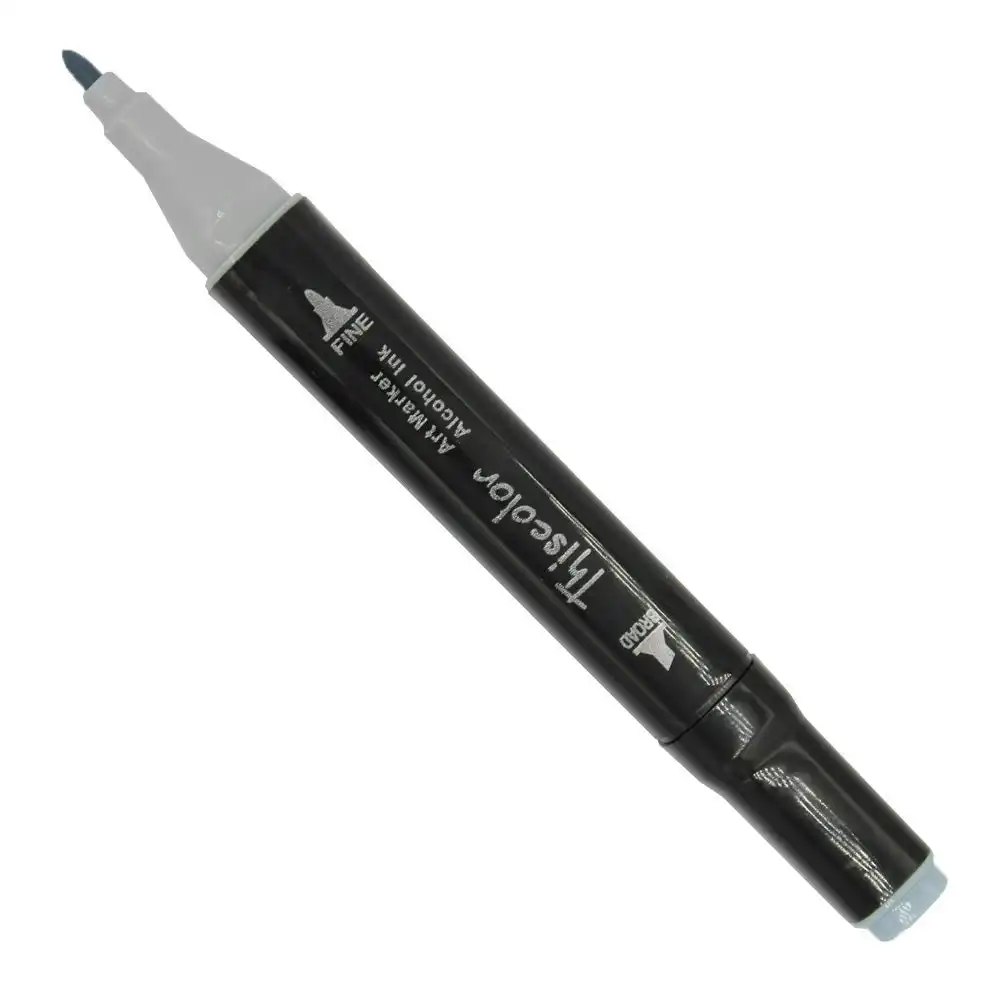 Thiscolor Double Tip Marker, Blue Grey 1