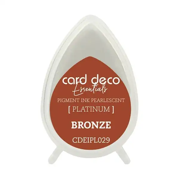 Card Deco Essentials Pigment Ink Pad, Pearlescent Bronze