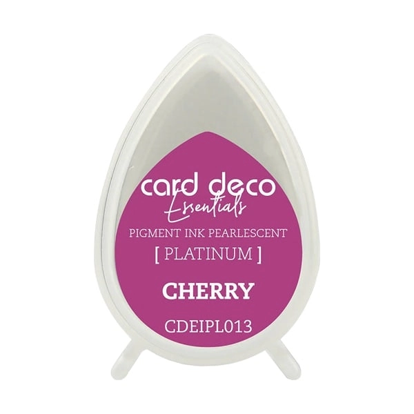 Card Deco Essentials Pigment Ink Pad, Pearlescent Cherry