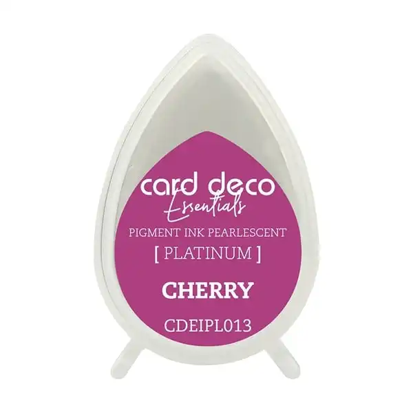 Card Deco Essentials Pigment Ink Pad, Pearlescent Cherry