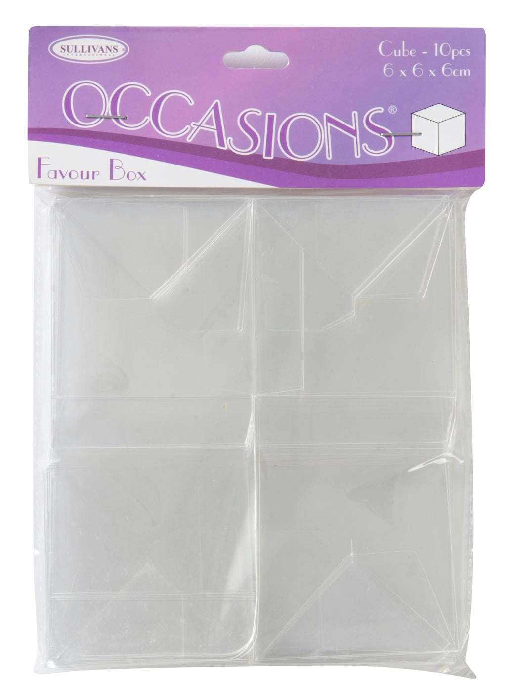 Sullivans Favour Box, Cube Small- 10pc