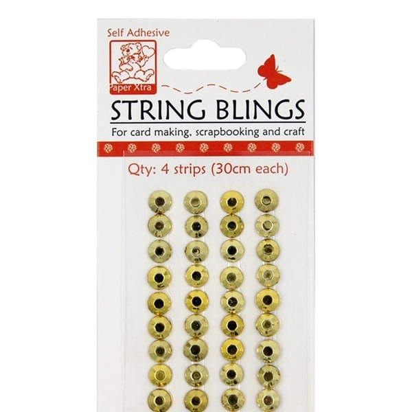 Sullivans String Bling Small, Gold- 5mm