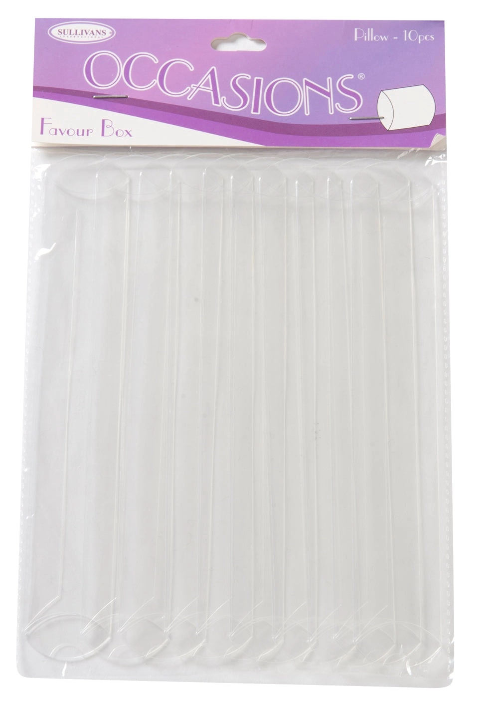 Sullivans Pillow Favour Box, Long- 10pc