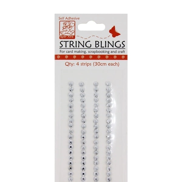 Sullivans String Bling Small, Silver- 3mm