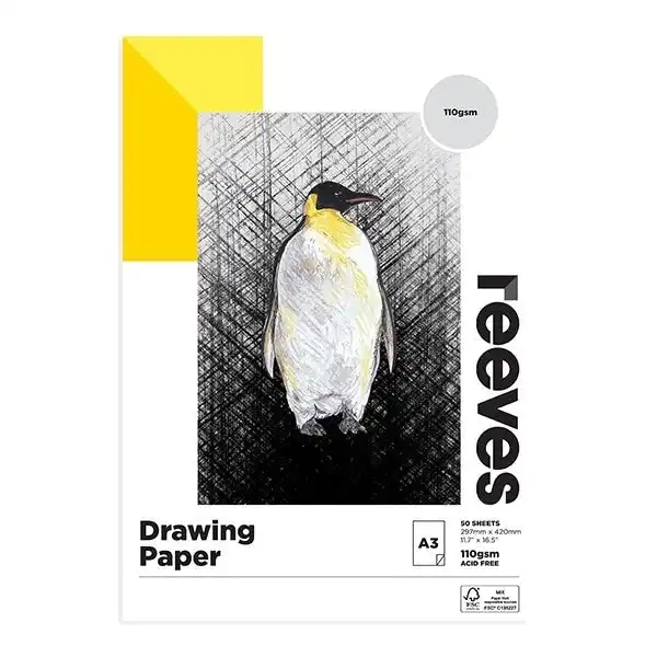 Reeves Draw Pad, 110gsm- A3