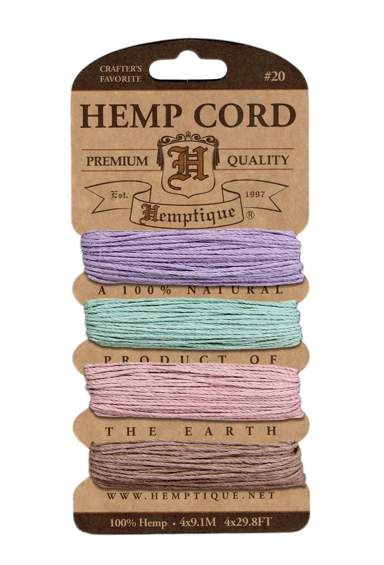 Hemptique Card Cord Set #20, Vintage 1