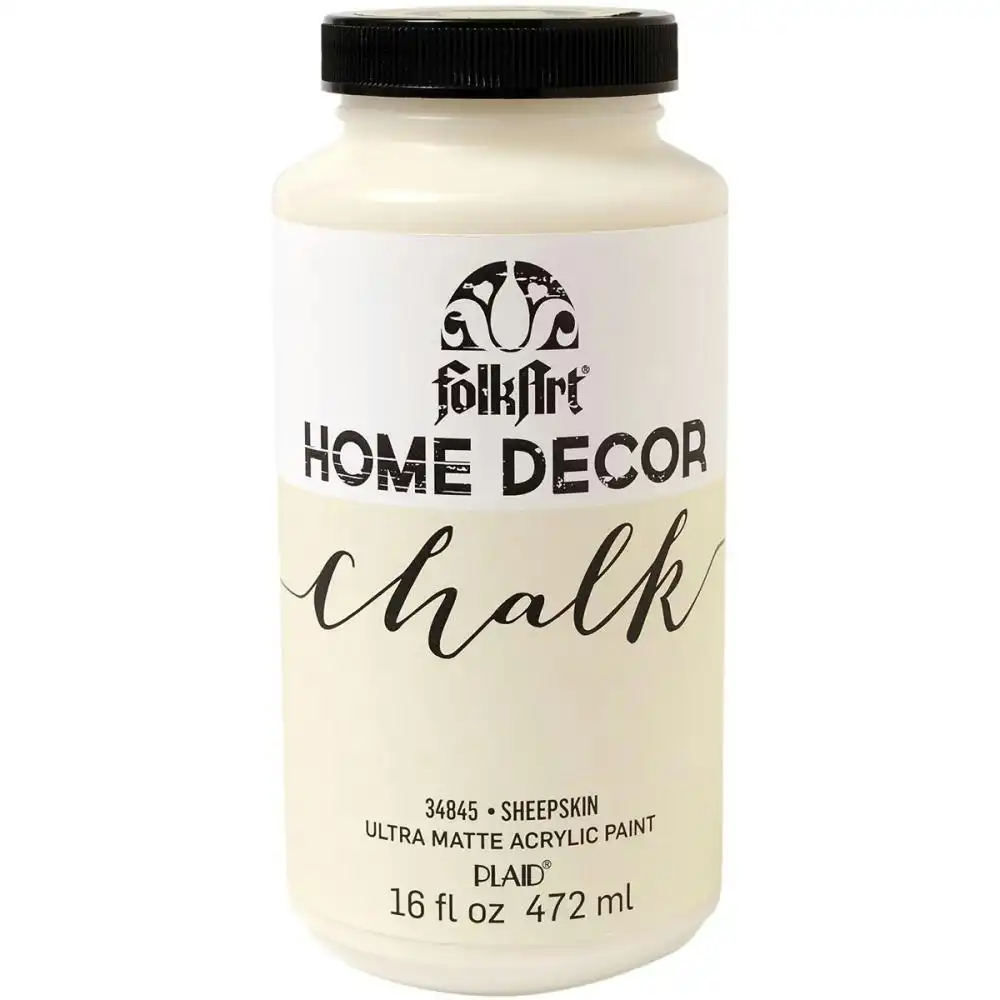 FolkArt Home Décor Chalk Paint, Sheepskin- 16oz