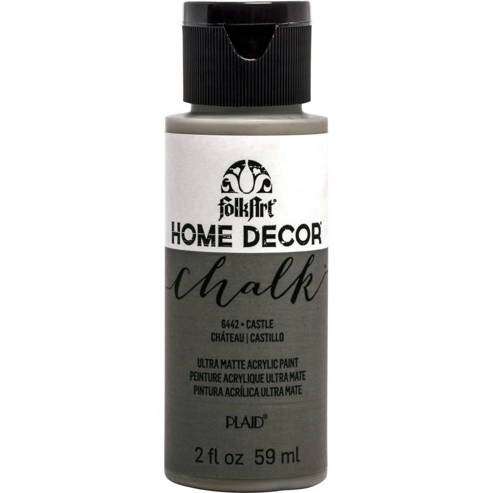 FolkArt Home Décor Chalk Paint, Castle- 2oz