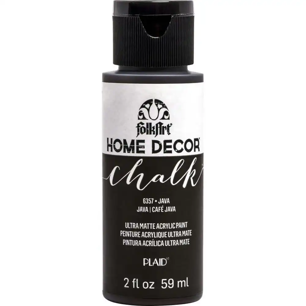 FolkArt Home Décor Chalk Paint, Java- 2oz