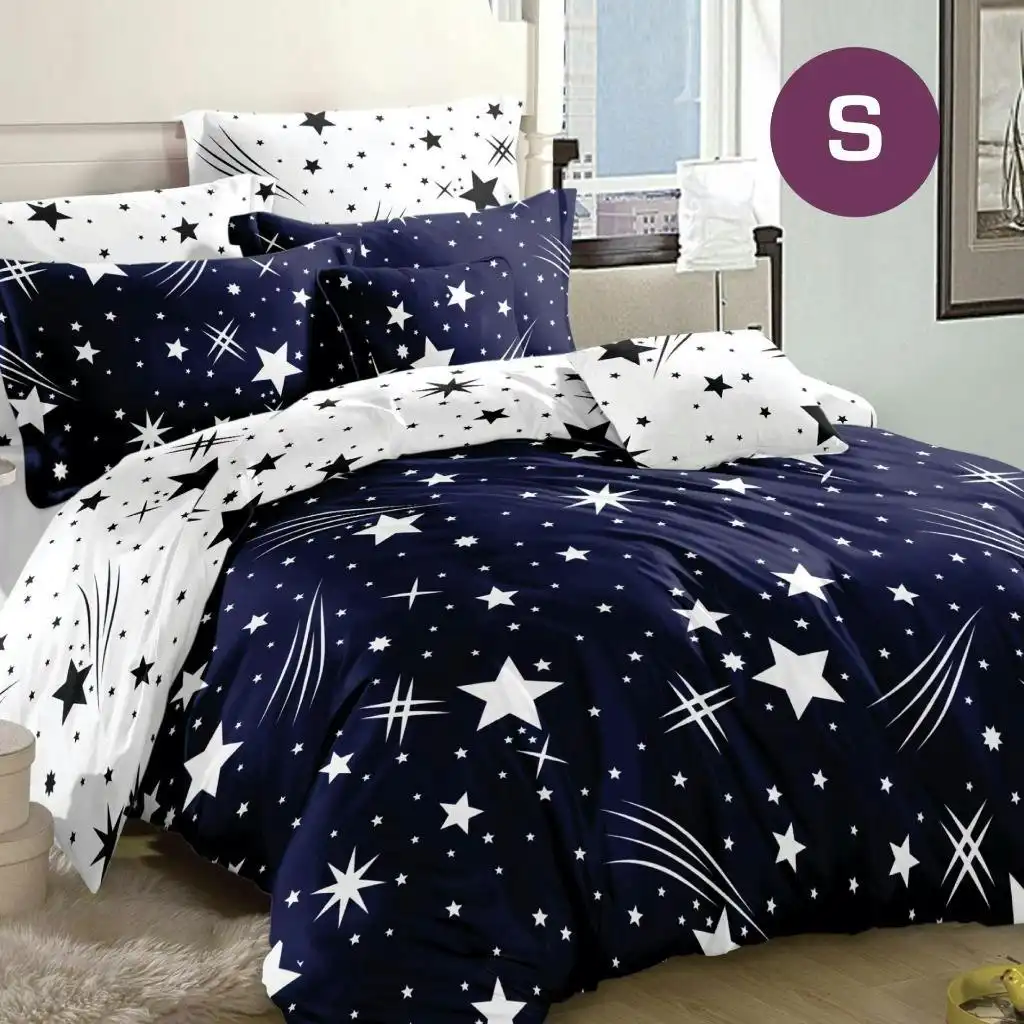 Meteor-Star Quilt Doona Duvet Cover Set