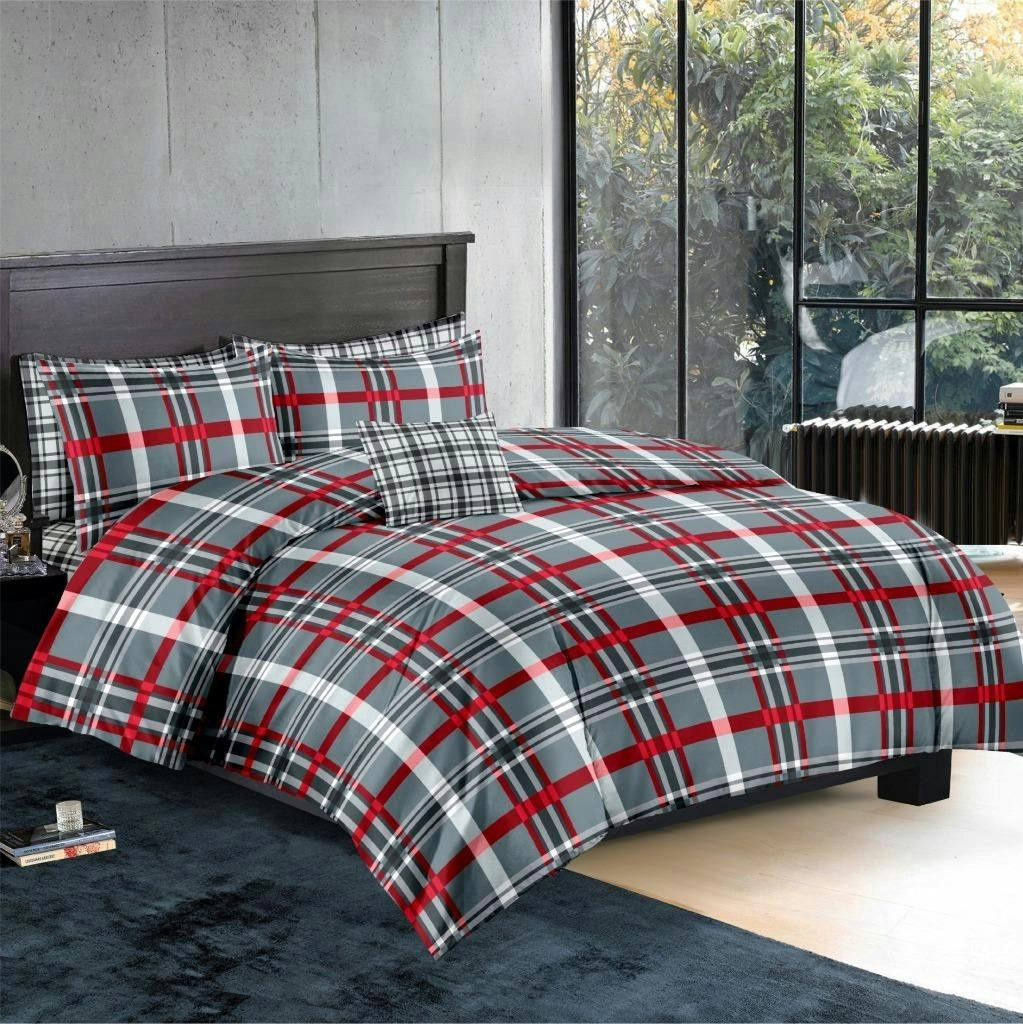 Prague Design Cotton Quilt Doona Duvet Cover Set