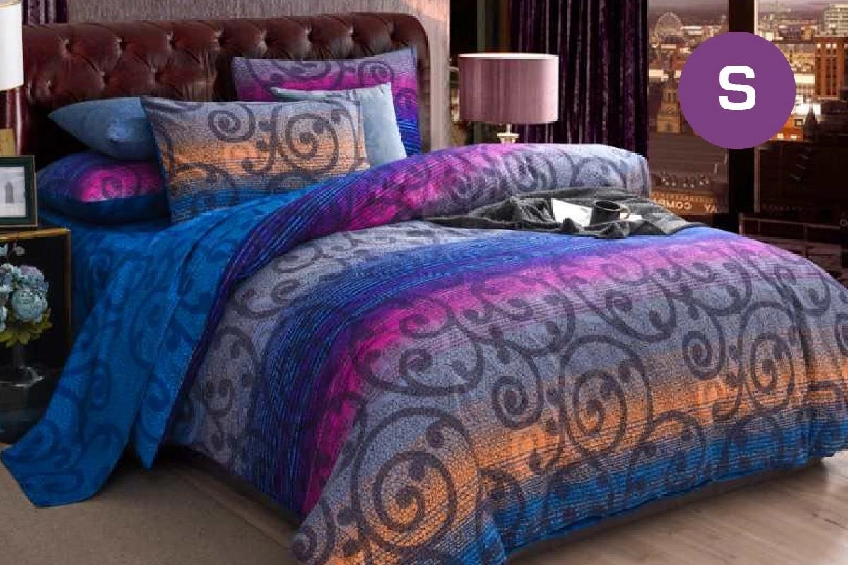 MANDALA OCEAN Quilt Doona Duvet Cover Set