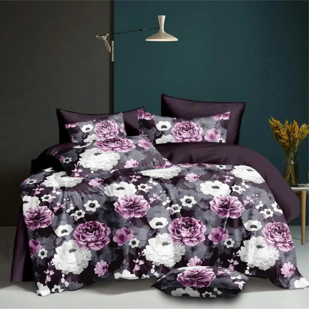 Violet Park Design Quilt Cover Set