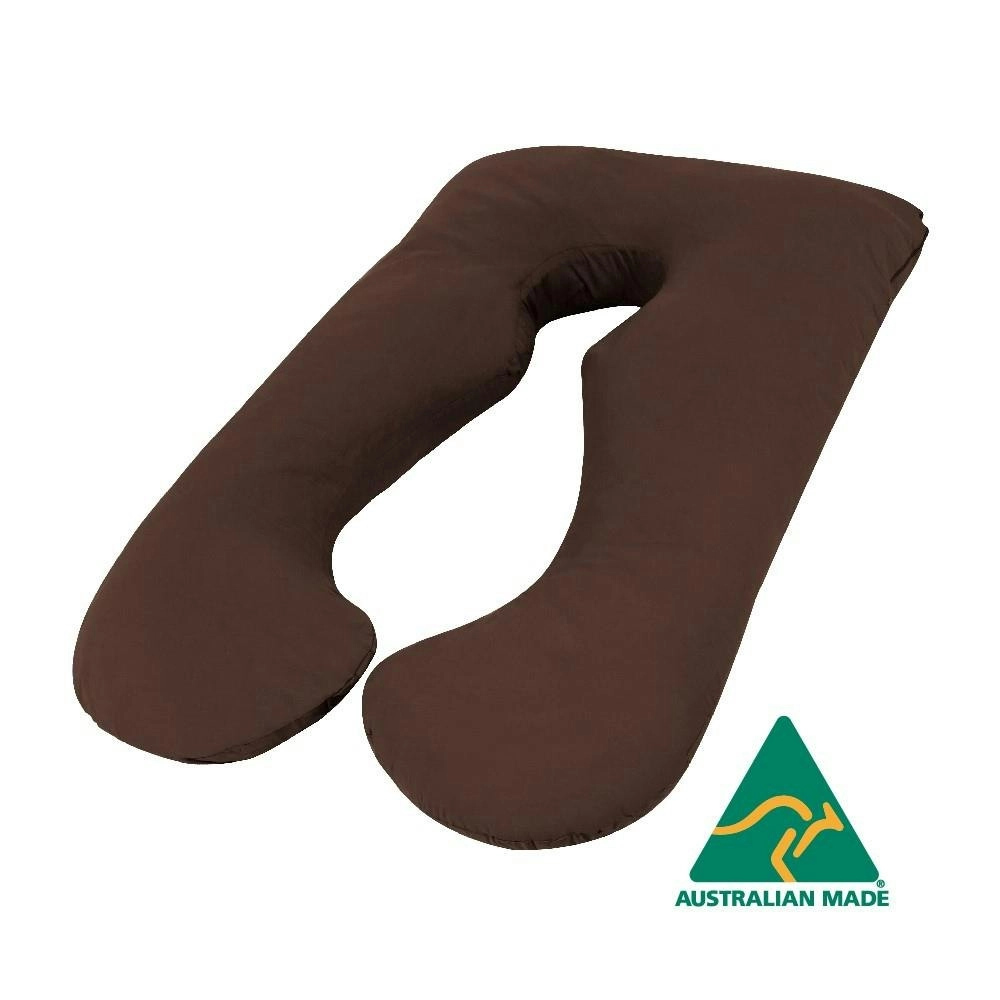 Chocolate Color Aus Made Maternity Pregnancy Nursing Sleeping Body Pillow