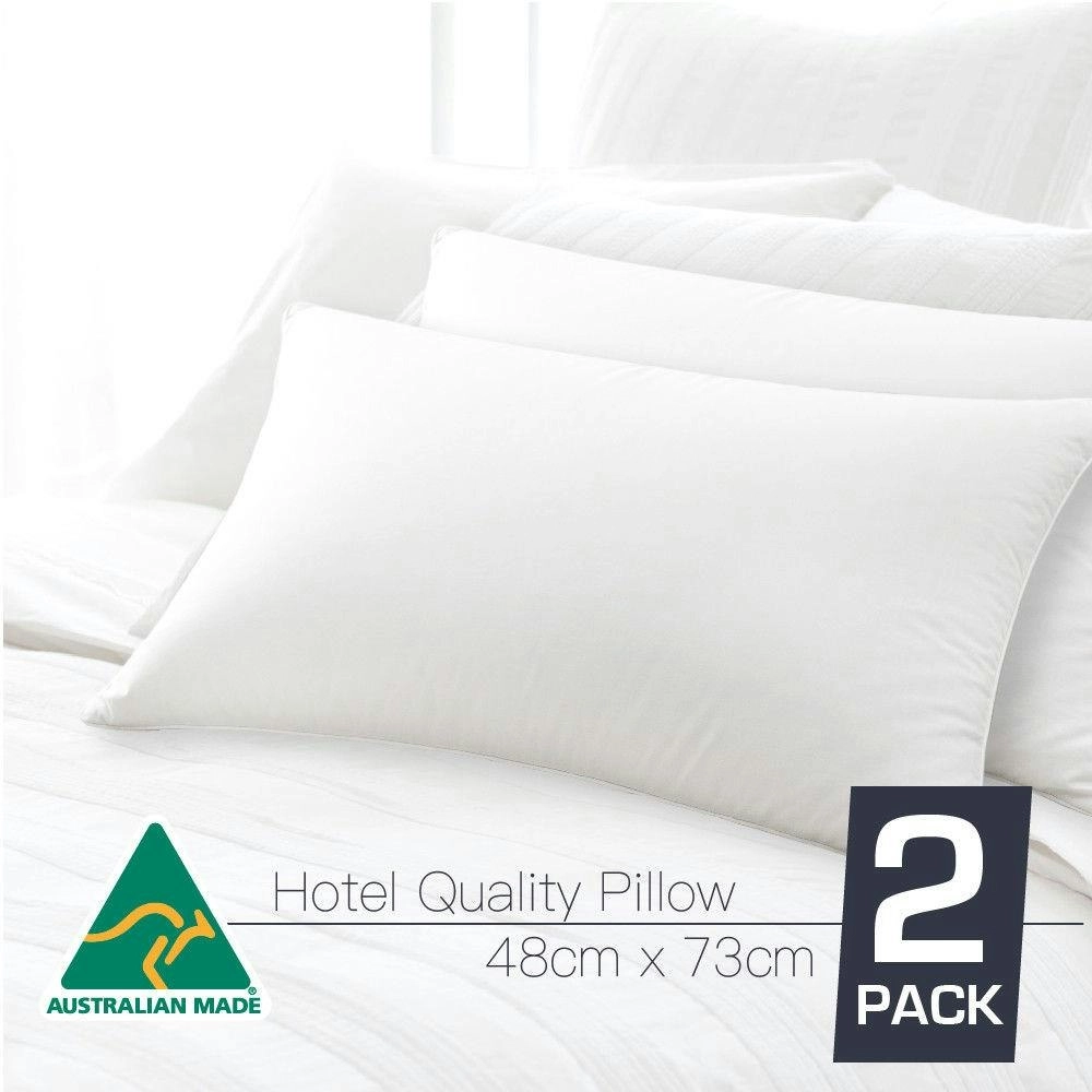 Twin Pack Australian Made Hotel Quality Pillow