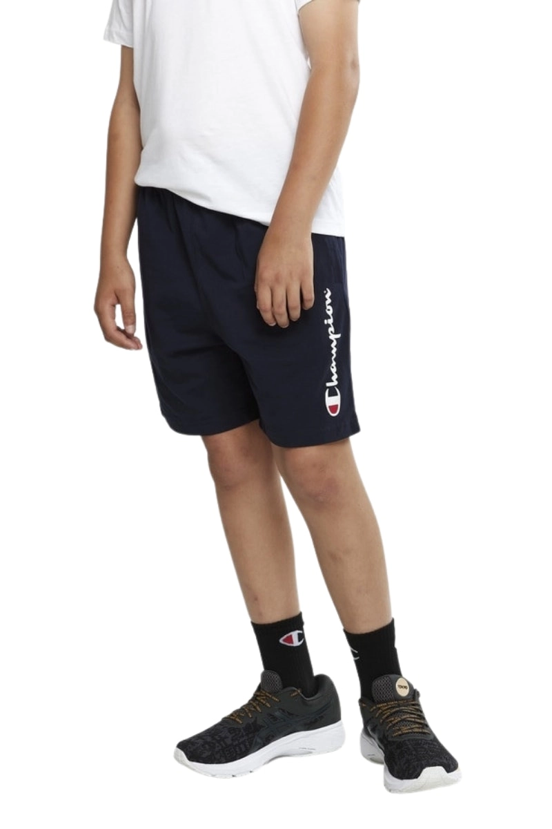 Champion | Boys Script Jersey Short (Navy)