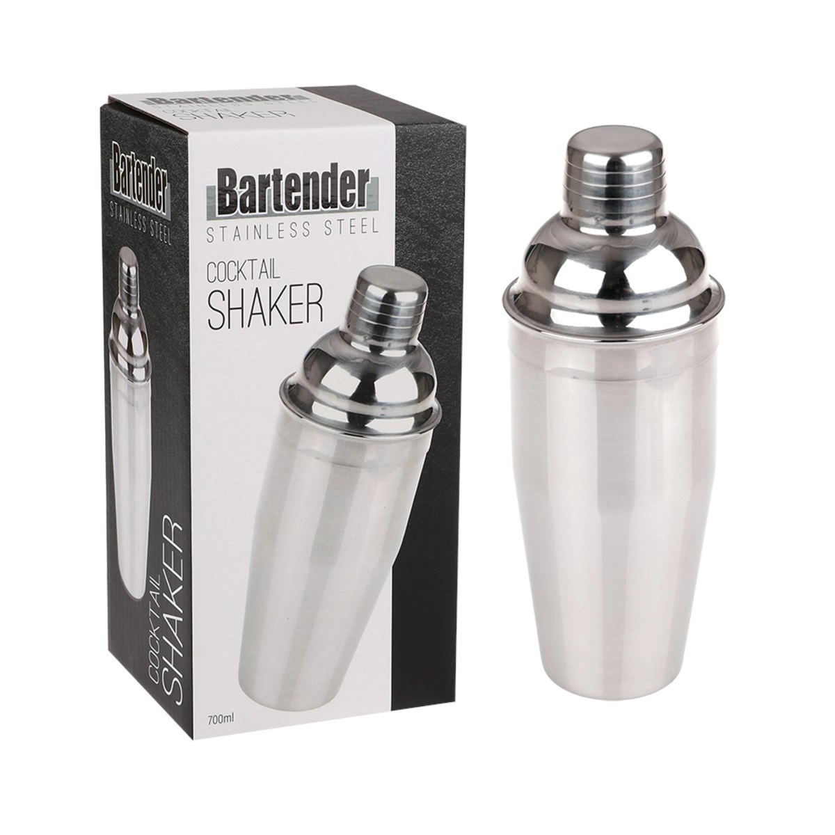 Bartender STAINLESS STEEL COCKTAIL SHAKER 700ml