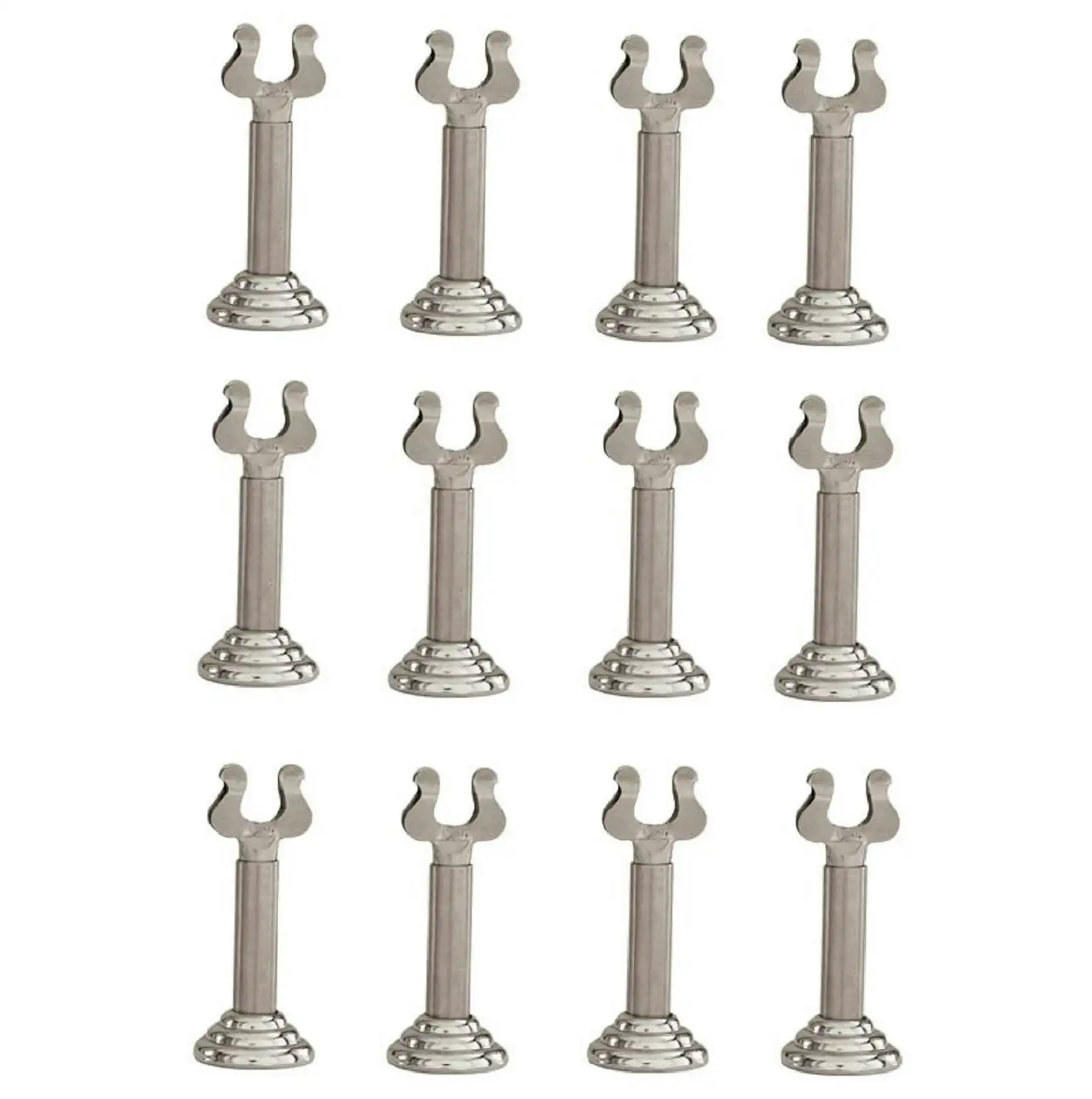 12 HARP SHAPE PLACE CARD MENU HOLDER - 100mm